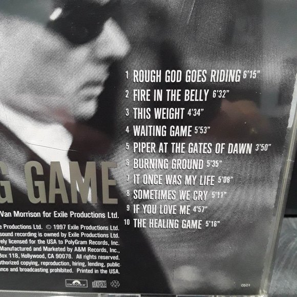 VAN MORRISON - THE HEALING GAME - 1997 CD - 10 SONGS - Picture 3 of 3